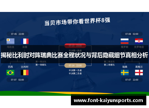 揭秘比利时对阵瑞典比赛全程状况与背后隐藏细节真相分析
