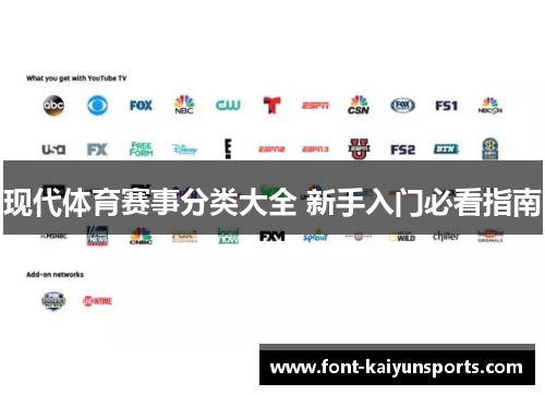 现代体育赛事分类大全 新手入门必看指南